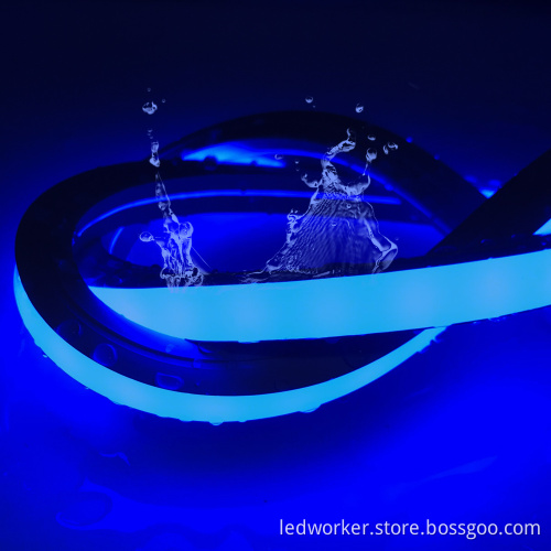 Waterproof UV Resistant 12000K SMD5050 LED Strip 24VDC IP65